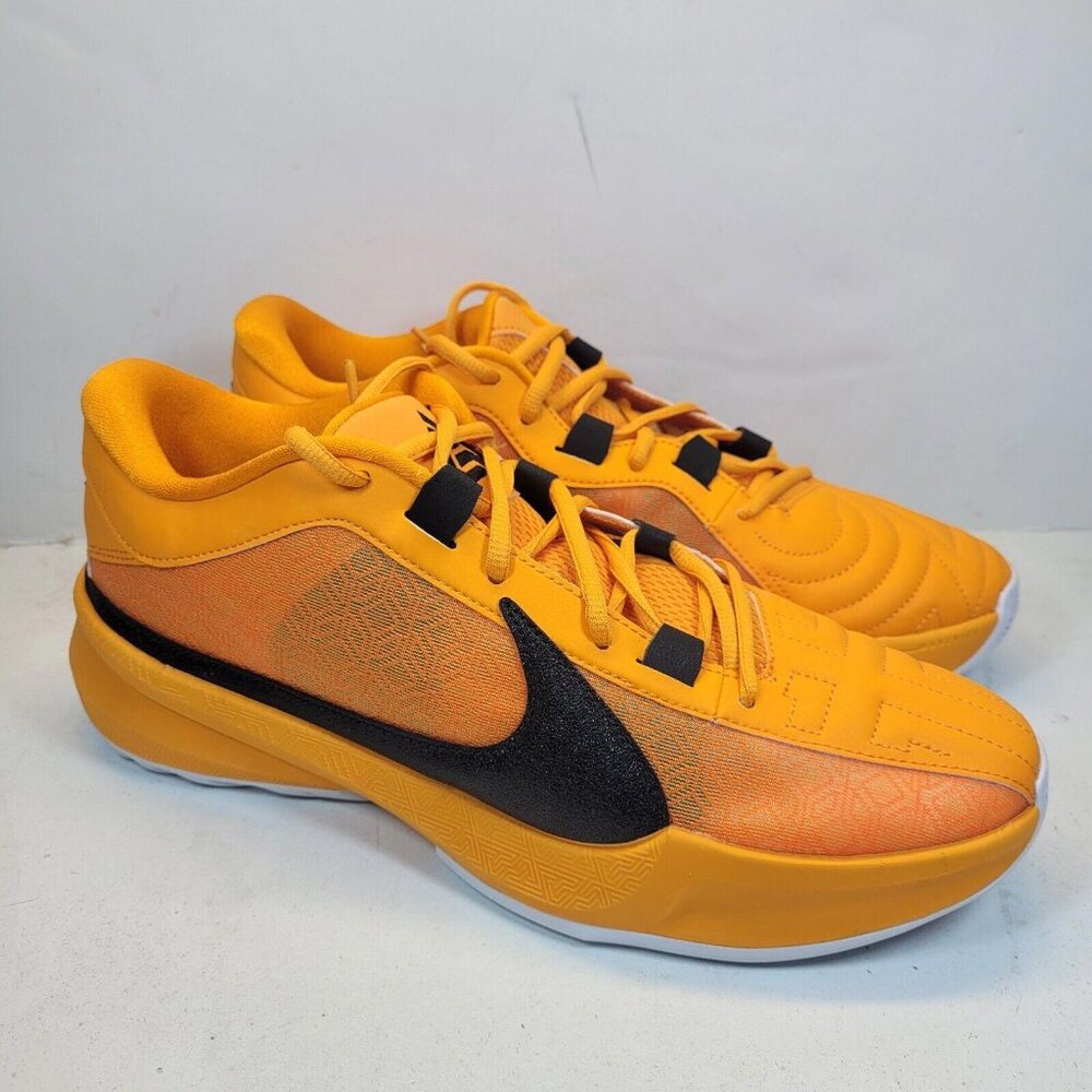 Rare Size 10.5 Nike Men's Zoom Freak 5 TB Promo 'Orange' Shoes FN7089-802